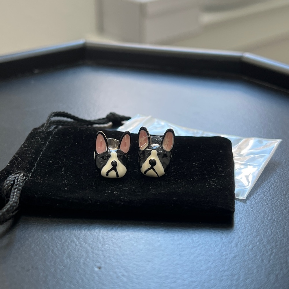 New Betsey Johnson brand earrings dog for daring fashionistas;)